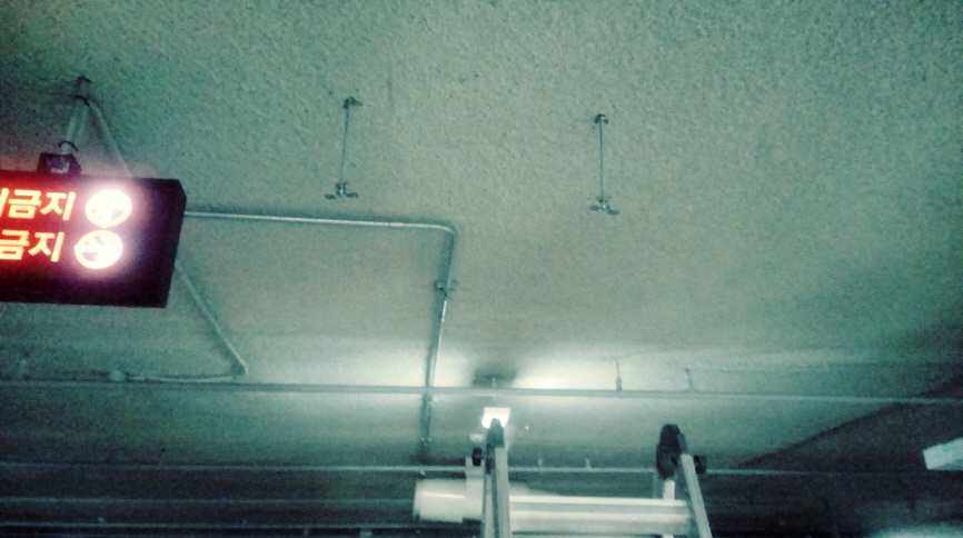 아파트천정진입표시 전광판작업