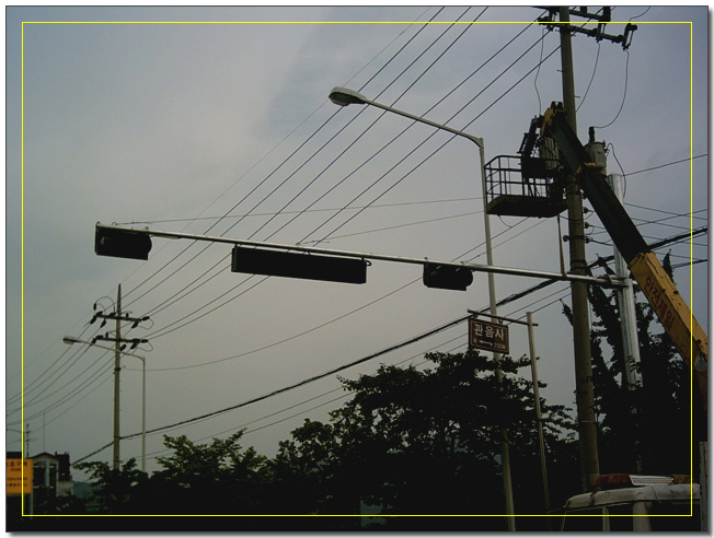 주차단속전광판 작업사진1 